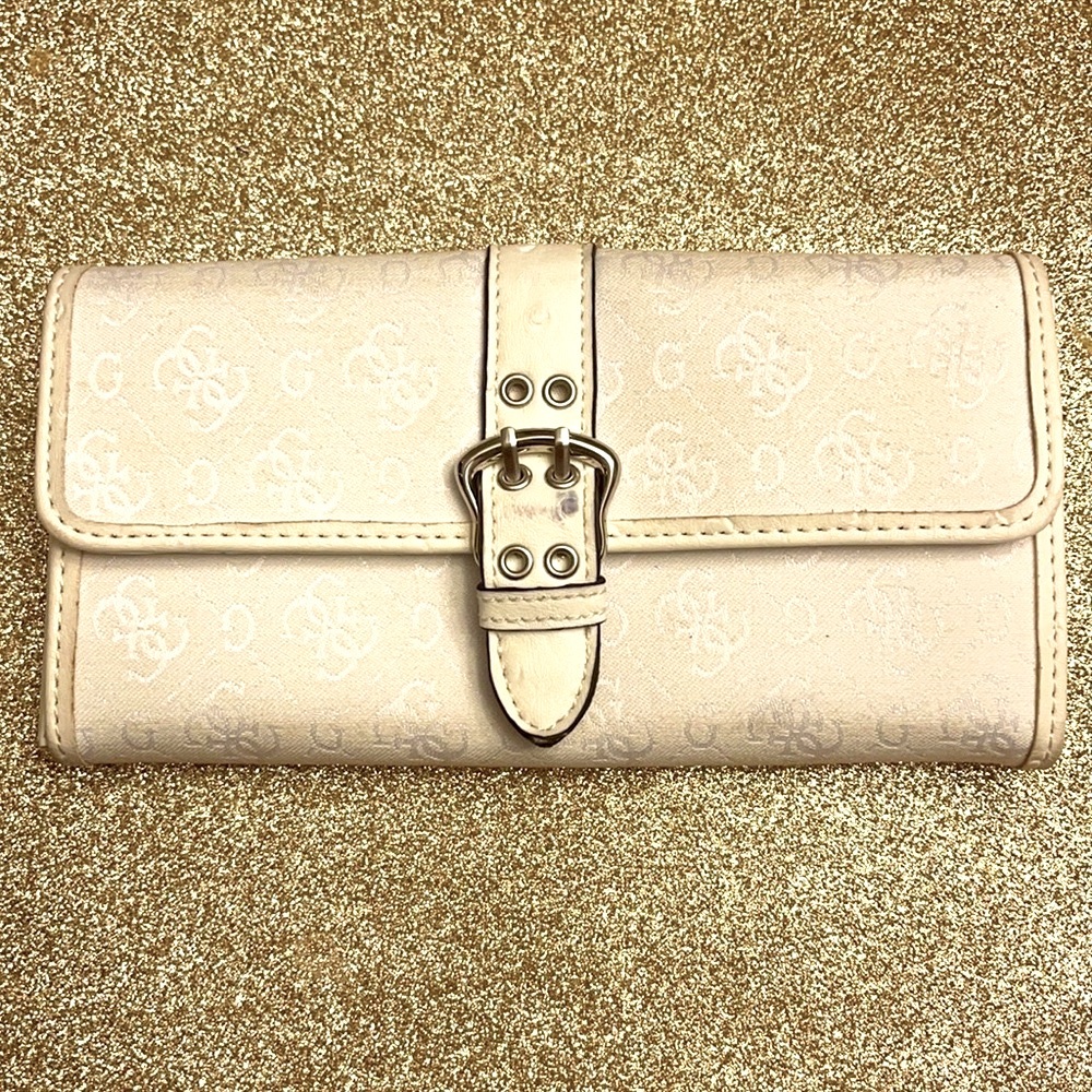 Guess wallet with checkbook holder